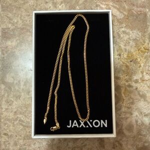 Jaxxon Cuban Link Gold Chain Necklace